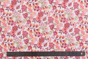 Tissu Liberty Fabrics Tana Lawn® Phobe Amelia rouge
