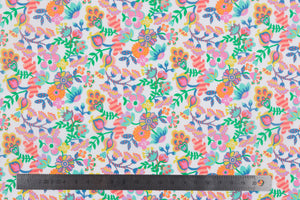 Tissu Liberty Fabrics Tana Lawn® Phobe Amelia vert