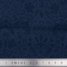 Charger l&#39;image dans la galerie, Tissu Liberty Fabrics Tana Lawn Lodden bleu marine 100% coton 136 cm
