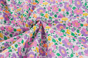 Tissu Liberty Fabrics Tana Lawn® Mrs Stoneley fluo