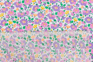Tissu Liberty Fabrics Tana Lawn® Mrs Stoneley fluo