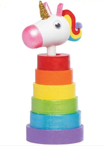 Kit licorne en bois à empiler