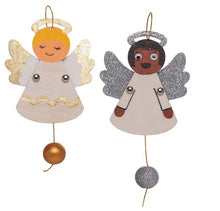 Charger l&#39;image dans la galerie, Kit de décoration de marionnettes en bois forme anges
