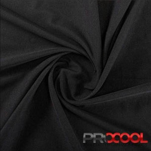 Jersey ProCool®TransWICK™ CoolMax® noir ou blanc 145 cm