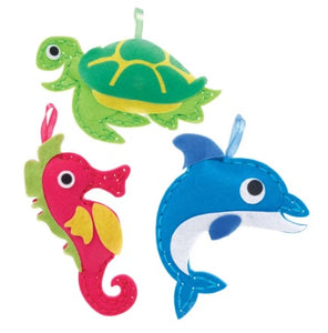 Kit couture feutrine animaux de la mer