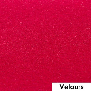 Coupon feuille de flock effet velours 50 cm X 25 cm R4 17 couleurs