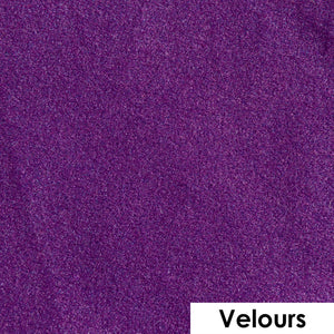 Coupon feuille de flock effet velours 50 cm X 25 cm R4 13 couleurs