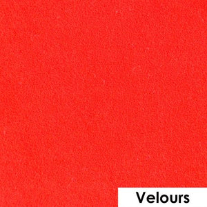 Coupon feuille de flock effet velours 50 cm X 25 cm R4 17 couleurs