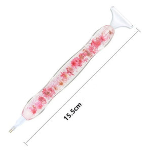 Stylet fantaisie spéciale broderie diamant avec double pointes 5 modèles