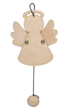 Charger l&#39;image dans la galerie, Kit de décoration de marionnettes en bois forme anges

