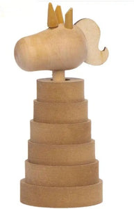 Kit licorne en bois à empiler