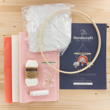 Charger l&#39;image dans la galerie, Kit feutrine Hardicraft - arc en ciel rose ou bleu
