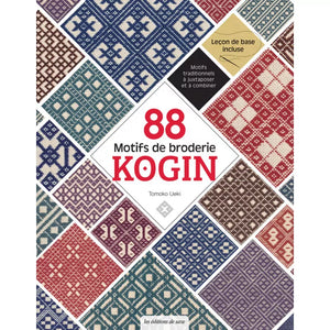88 motifs de broderie Kogin.