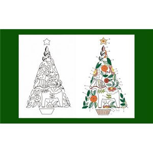 Les cartes à broder de Noël par Caro tricote