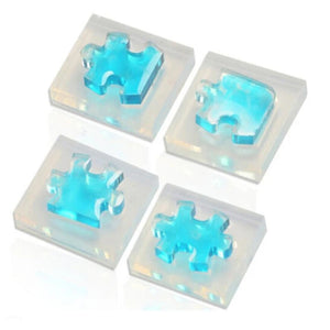 4 moules de  pièces de Puzzles