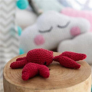 Kit amigurumi Hooked Toby le Crabe Ruby