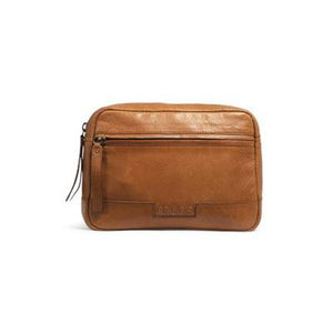 Sacoche en cuir noir ou whisky