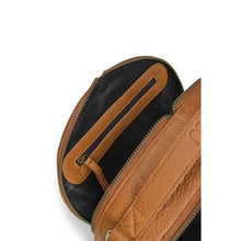 Charger l&#39;image dans la galerie, Sac rond à bandoulière en cuir
