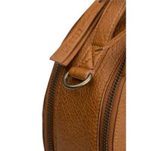 Charger l&#39;image dans la galerie, Sac rond à bandoulière en cuir
