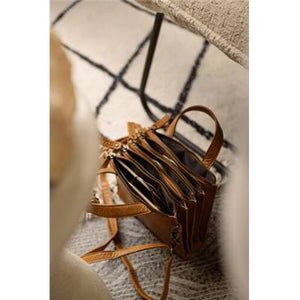 Sac à bandoulière en cuir Whisky