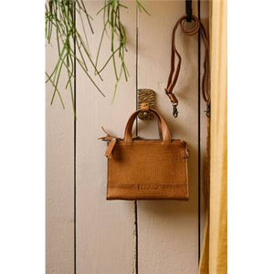 Sac à bandoulière en cuir Whisky