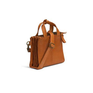 Sac à bandoulière en cuir Whisky
