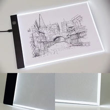 Charger l&#39;image dans la galerie, Tablette à lumière LED portable recharge USB.
