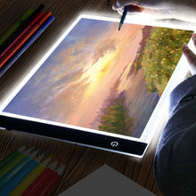 Charger l&#39;image dans la galerie, Tablette à lumière LED portable recharge USB.
