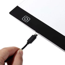 Charger l&#39;image dans la galerie, Tablette à lumière LED portable recharge USB.
