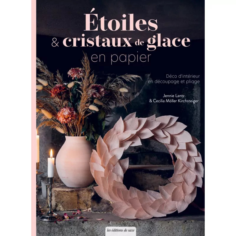 Etoiles et cristaux de glace en papier