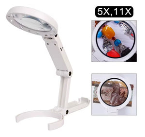 Lampe de bureau LED intensité variable pliable.