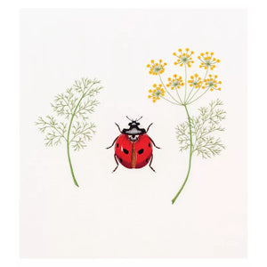 Insectes et plantes en peinture à l'aiguille