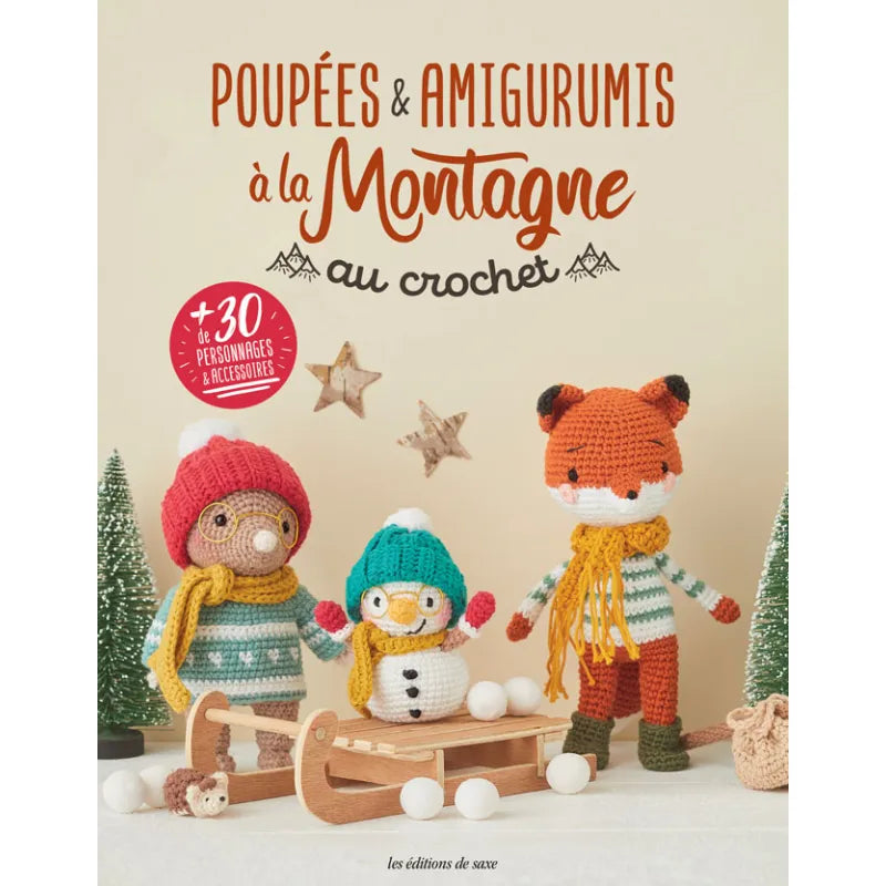 Poupées et amigurumis à la montagne au crochet