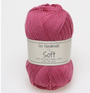 Fil à tricoter GOHANDMADE SOFT 50 g 9 couleurs.