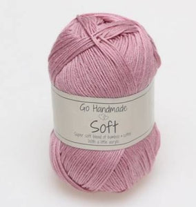 Fil à tricoter GOHANDMADE SOFT 50 g 9 couleurs.