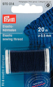 Fil à coudre élastique PRYM 0,5mm X 20 m 6 couleurs