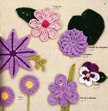 Charger l&#39;image dans la galerie, 100 fleurs à crocheter
