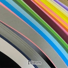 180 bandes de papier colorées 54 cm/3-5-7 ou 10 mm