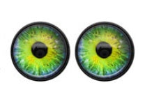 Cabochons en verre yeux sécurisés 24 mm 15 modèles