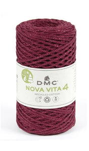 Fil DMC Nova Vita métallic 4 mm 250 g 6 couleurs