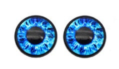 Cabochons en verre yeux sécurisés 24 mm 15 modèles