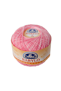 Lot 10 pelotes Babylo 100 % coton grosseur 20 50 g 55 couleurs.