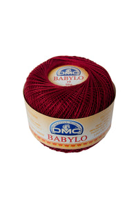 Lot 10 pelotes Babylo 100 % coton grosseur 20 50 g 55 couleurs.