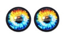 Charger l&#39;image dans la galerie, Cabochons en verre yeux sécurisés 24 mm 15 modèles
