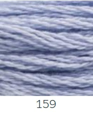 Fils Mouliné spécial 117 du n°150 à 169 20 couleurs