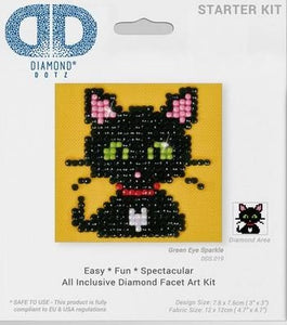 Kit complet broderie diamant Le petit chat avec livret