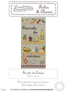 Semi-kit Fiches & Charms "Secrets de cuisine"