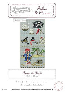 Semi-kit Fiches & Charms "Trésor du pirate"