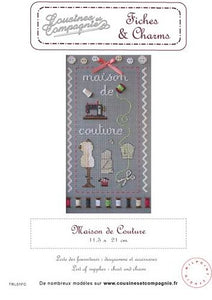 Semi-kit Fiches & Charms "Maison de couture"