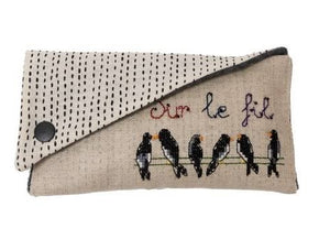 Etui à lunettes "sur le fil" en kit COUSINES ET COMPAGNIE